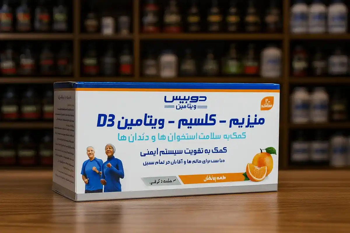 فواید ساشه منیزیم کلسیم ویتامین D3 دوبیس-خرید ویتامین دوبیس-فراتن داروخانه آنلاین فراتن