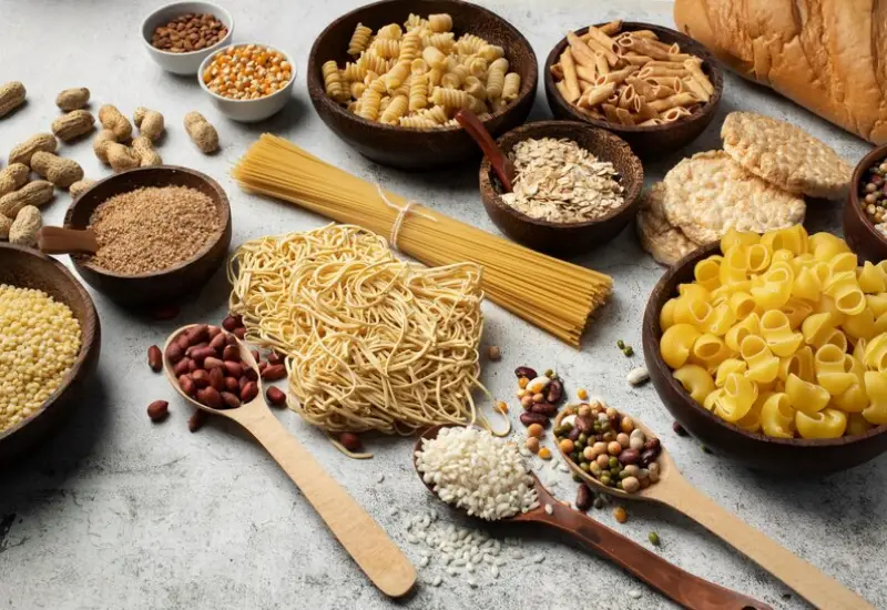 مواد غذایی کربوهیدرات دار برای ورزشکاران-منابع کربوهیدرات بدنسازی-فراتن
