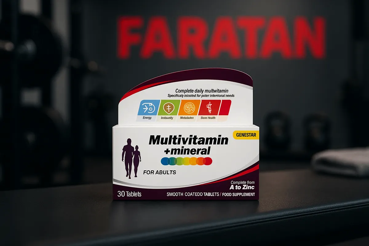 مولتی ویتامین مینرال ژن استار-خرید مولتی ویتامین ژن استار-قیمت مولتی ویتامین مینرال ژن استار-فراتن بهترین سایت خرید مولتی ویتامین بدنسازی