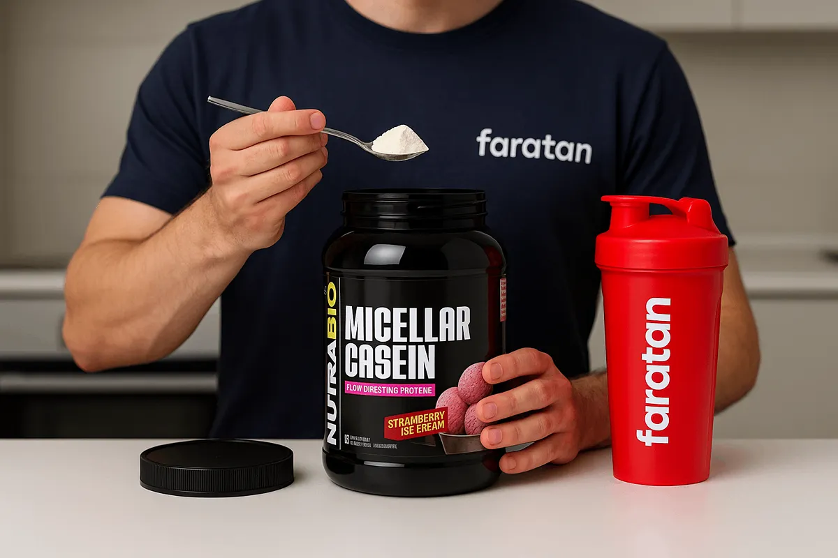 فواید پروتئین کازئین-خواص پروتئین کازئین-فواید کازئین در بدنسازی-فراتن وبلاگ علمی تغذیه و مکمل ورزشی