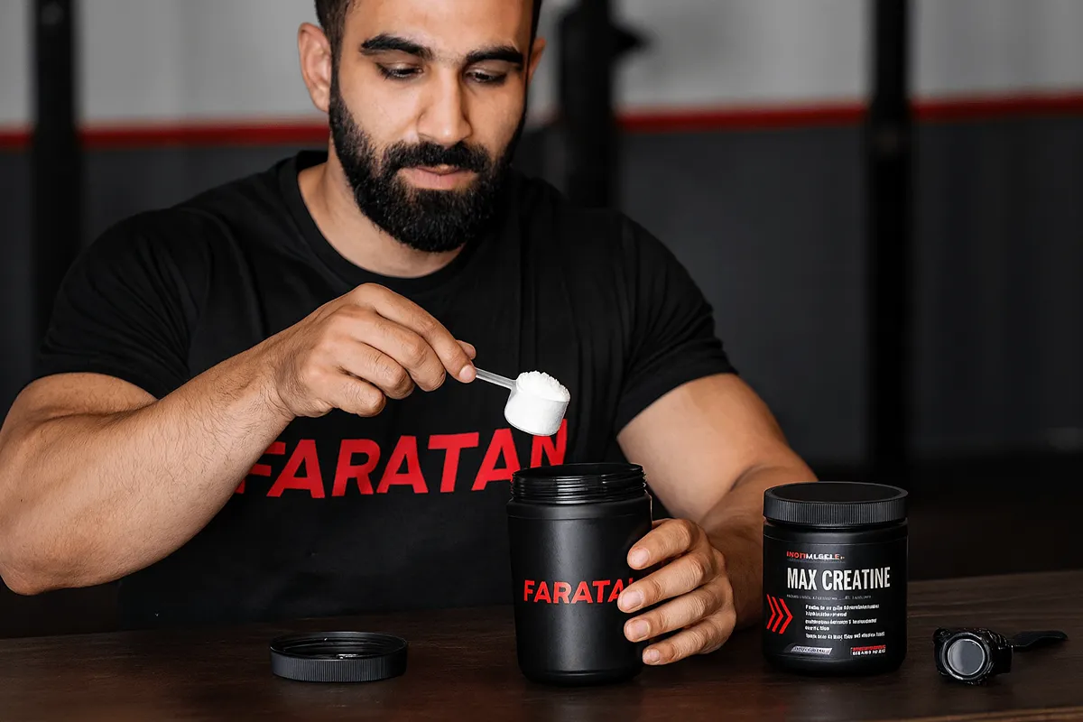 طریقه مصرف کراتین در بدنسازی-طریقه مصرف کراتین-فراتن مجله علمی مکمل و تغذیه