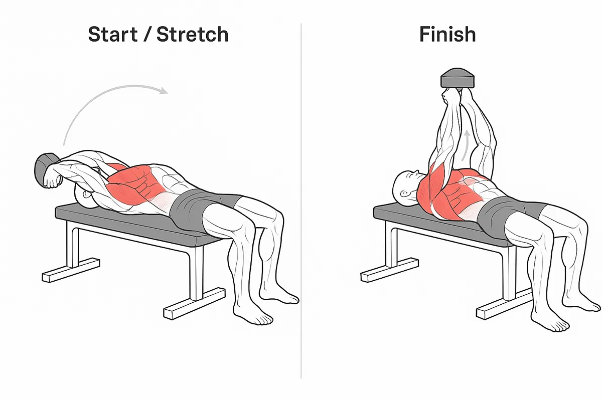 نحوه اجرای صحیح پلاور دمبل-نحوه اجرای صحیح پول اور دمبل-پول آور دمبل-فراتن بهترین سایت خرید مکمل بدنسازی