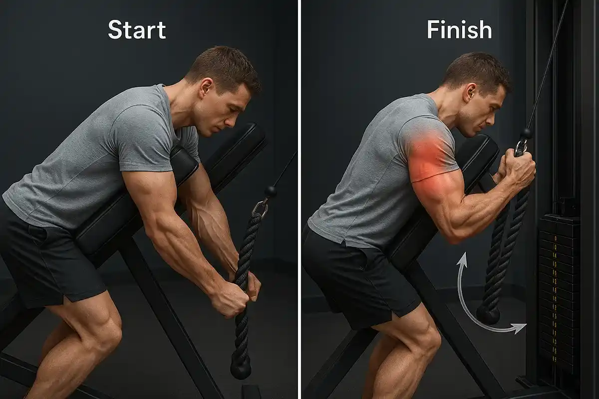 جلو بازو اسپایدر سیم کش-فراتن وبلاگ علمی آموزش حرکات بدنسازی