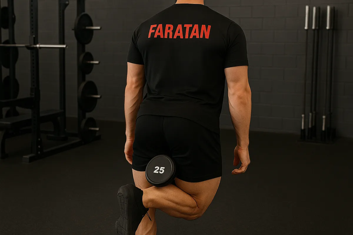 پشت پا دمبل ایستاده-فراتن فروشگاه معتبر مکمل ورزشی
