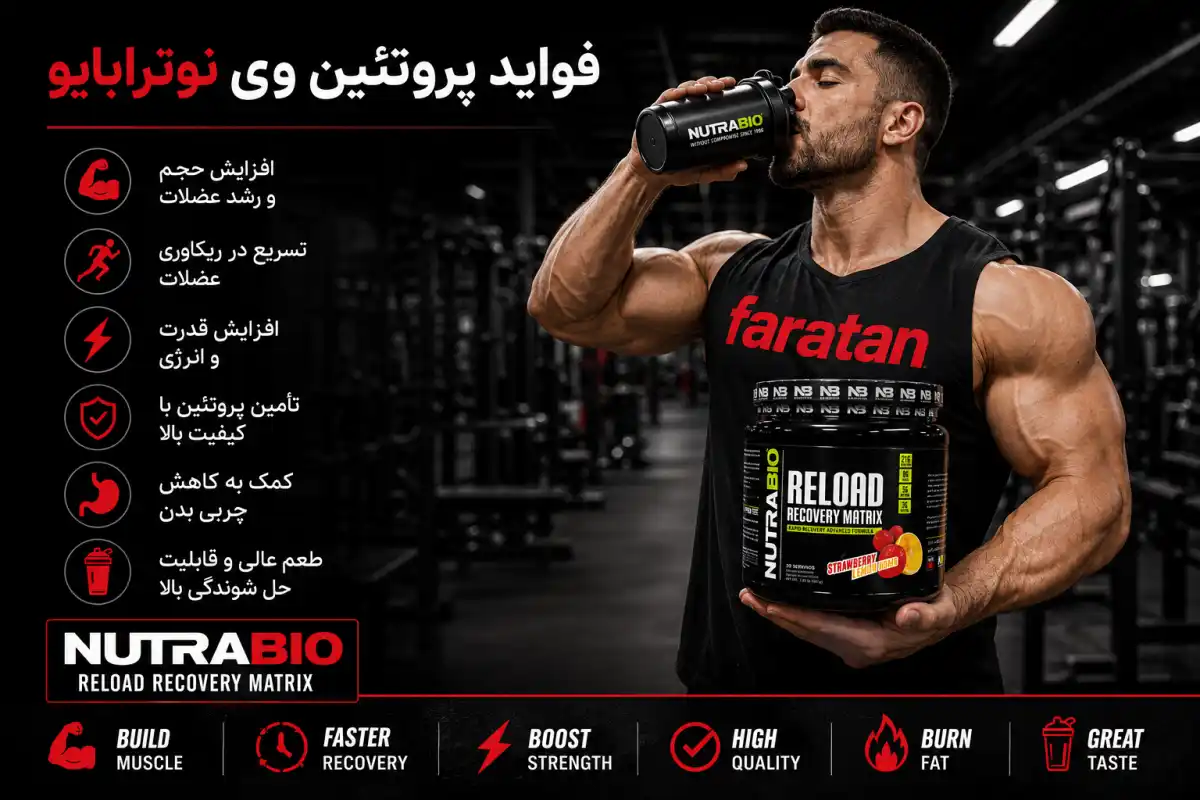 فواید ریلود (بی سی ای ای+گلوتامین+بتاآلانین+کراتین مونوهیدرات)-خرید ریلود-قیمت ریلود نوترابایو-فراتن