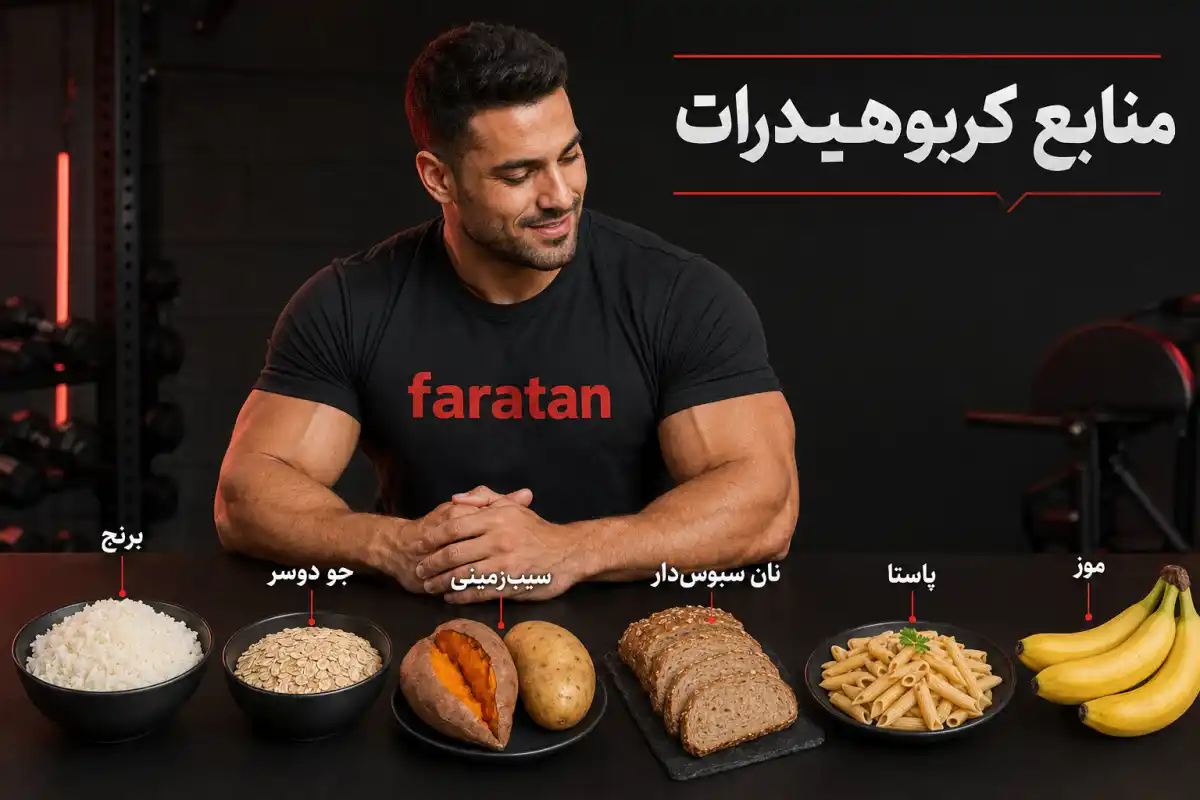 منابع کربوهیدرات-جدول منابع کربوهیدرات-فراتن