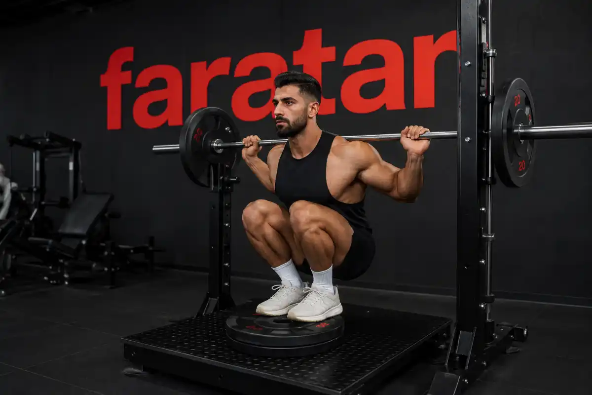 اسکوات صفحه پا جمع-فراتن