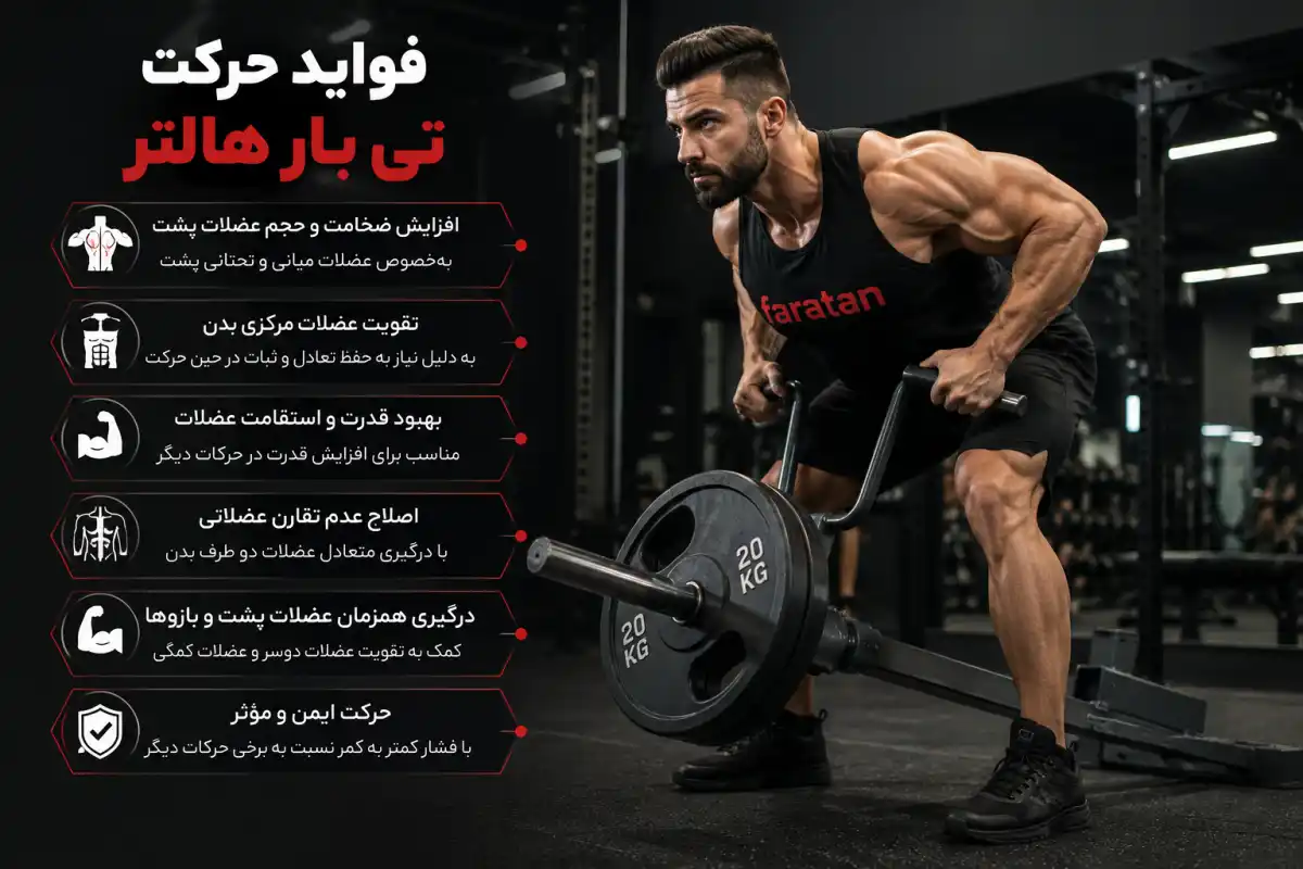 فواید حرکت تی بار هالتر-فراتن