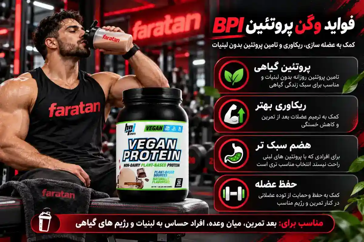 پروتئین گیاهی بی پی آی-وگن پروتئین bpi-فراتن